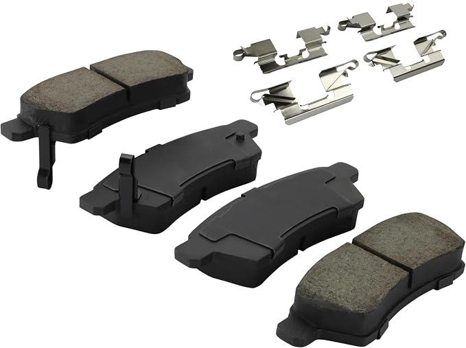Premium Ceramic Rear Brake Pads Compatible - Image 2