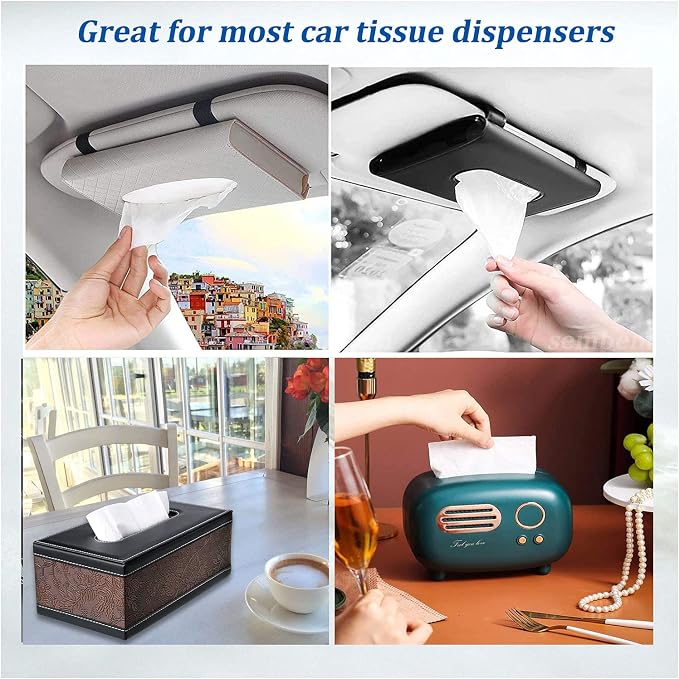 Car Tissue Refill, Tissues Travel Size Pack - Image 2