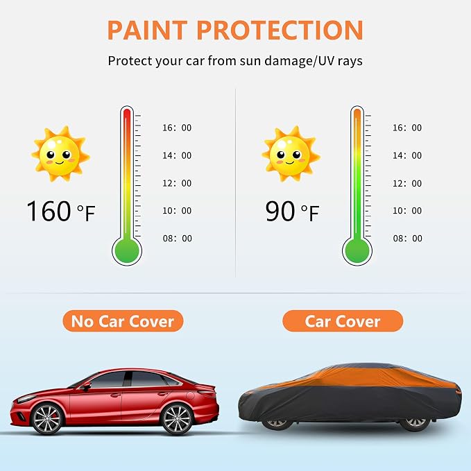 Car Cover Waterproof All Weather, Outdoor Car Cover - Image 7