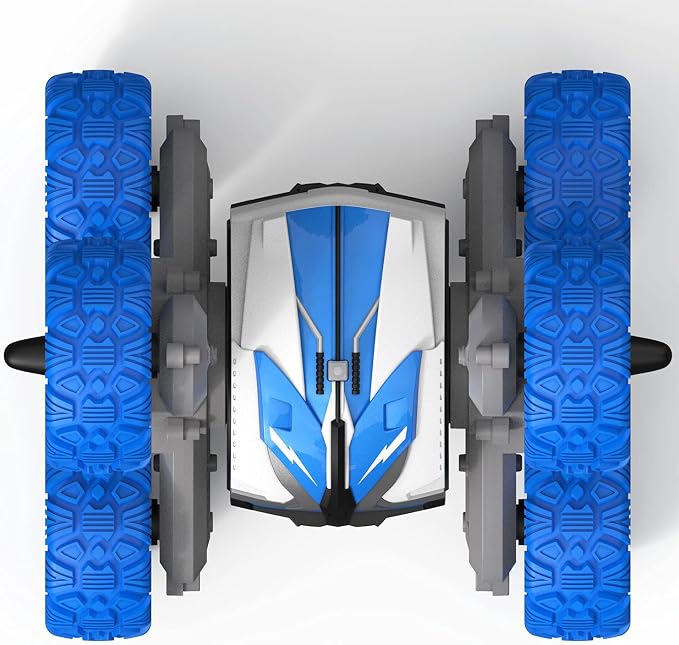 Threeking Waterproof RC Stunt Car Remote Control Cars Double-Sided Driving 360 - Image 6