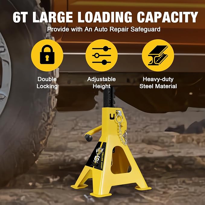 YELLOW JACKET Jack Stands 6 Ton - Image 2