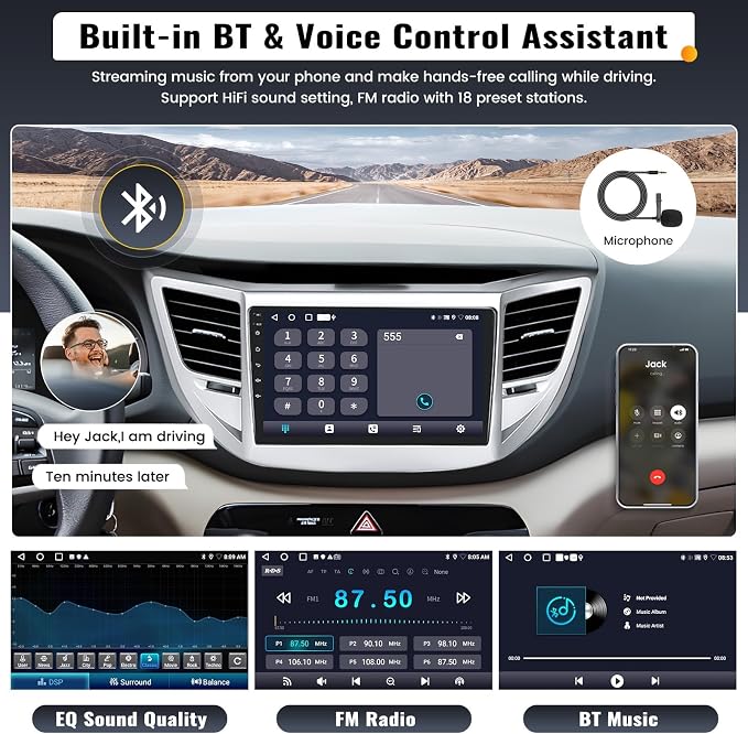 2G+64G 9 Inch Android Car Stereo - Image 5