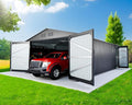 20 x 13 FT Outdoor Storage Shed, Large Metal Garden Shed by EPOFIT