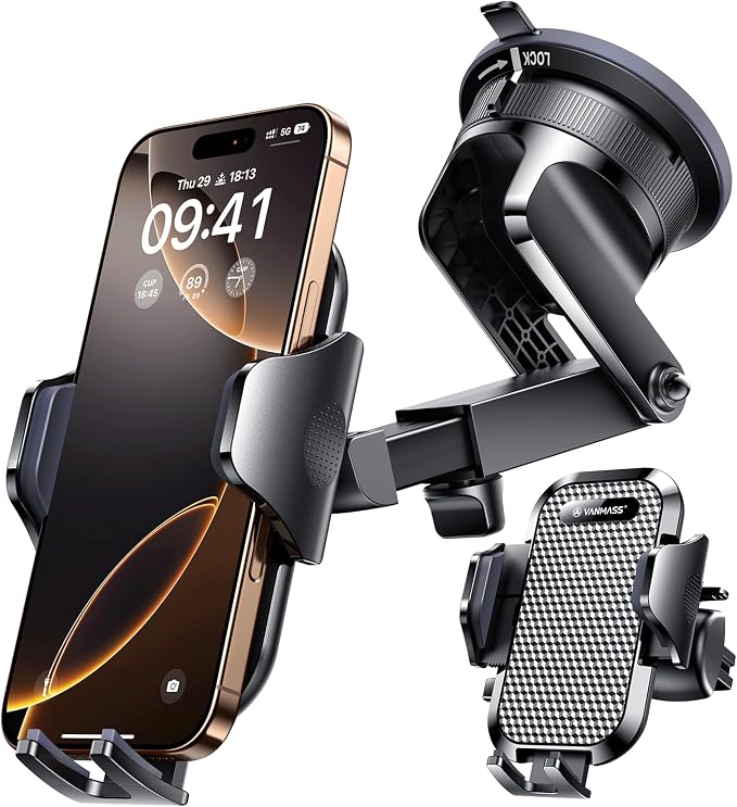 VANMASS Universal Car Phone Mount Phone Holder by VANMASS