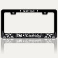 I'm Not Lost I'm Exploring License Plate Frame Adventure Forest License Plate by RTINRAN