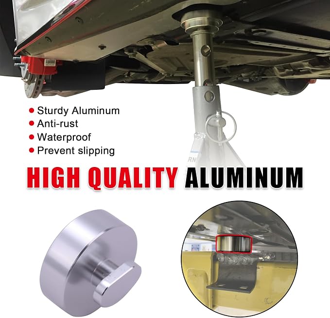 C8 Jacking Lift Pad Puck Billet Aluminum 4 Packs Fit - Image 5
