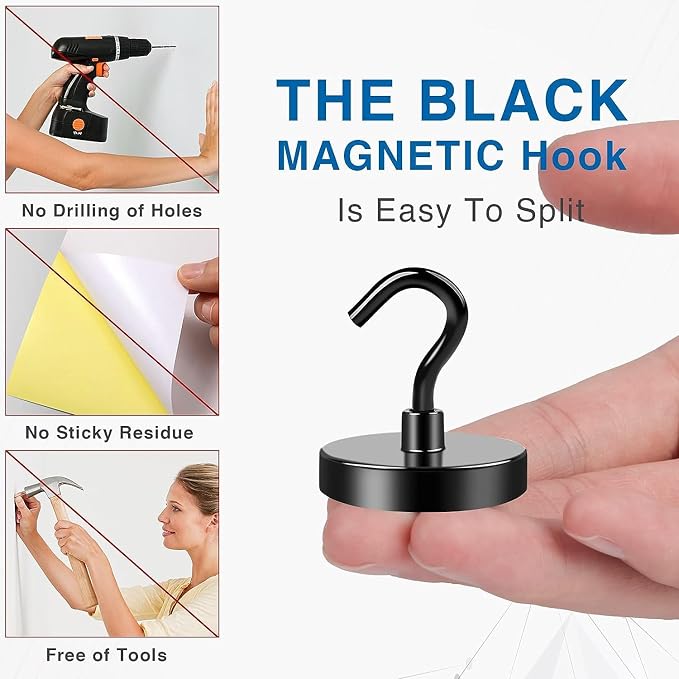 LOVIMAG Magnetic Hooks, 100lbs Magnetic Hooks - Image 5