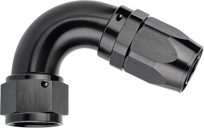 EVIL ENERGY 12AN 120 Degree One Piece Full Flow Hose End Fitting Swivel by EVILENERGY