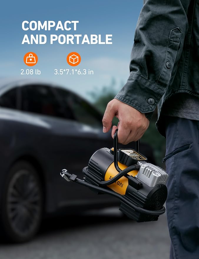 AstroAI Tire Inflator Portable Air Compressor Tire Pump - Image 5