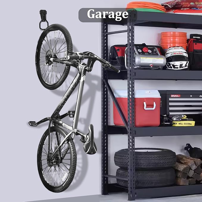 Bike Rack Wall Mount Garage Bike Hook Storage Hanger Space Saving Vertical Bike - Image 6