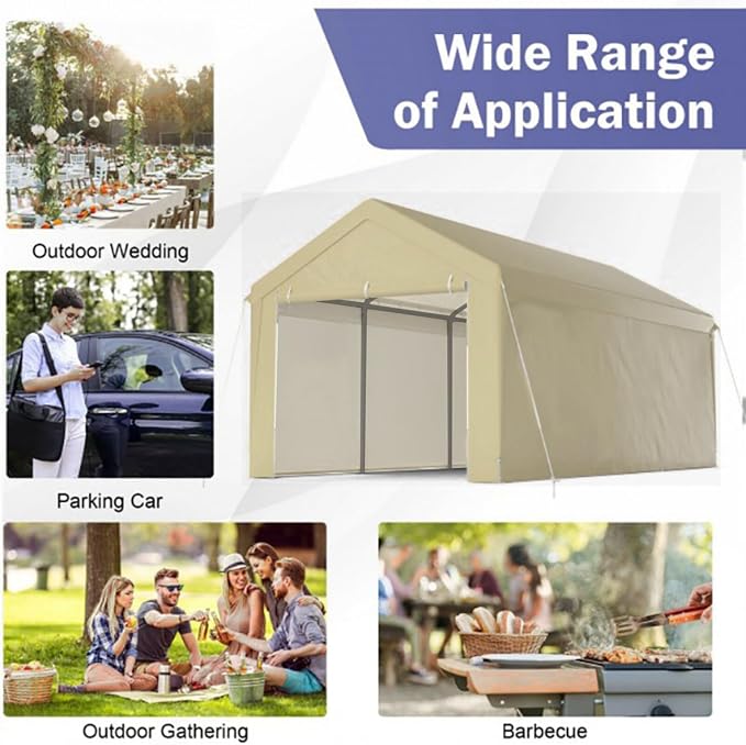 10x20 ft Heavy Duty Carport - Image 2
