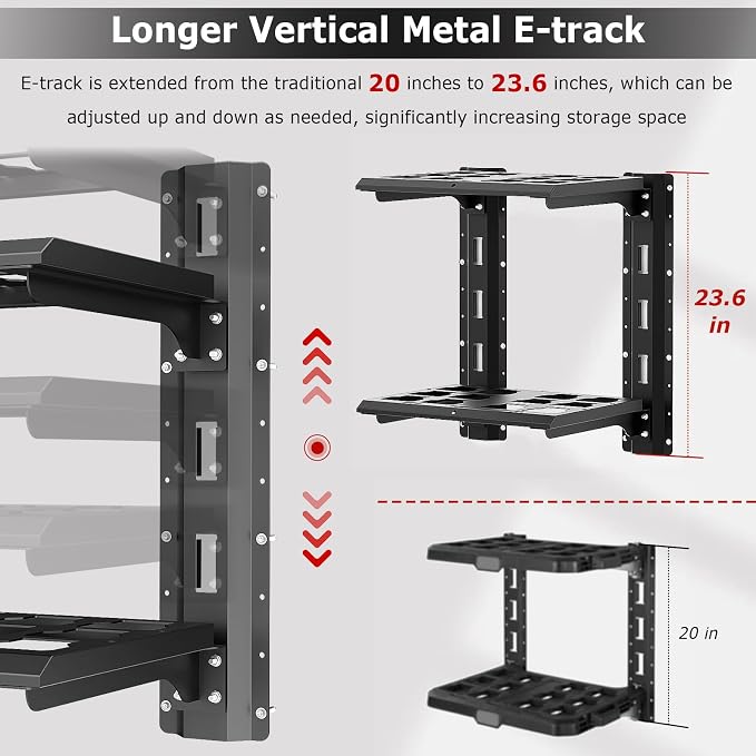 Upgraded Carbon Steel 2-Shelf Racking Kit, 48-22-8480 Compatible - Image 5