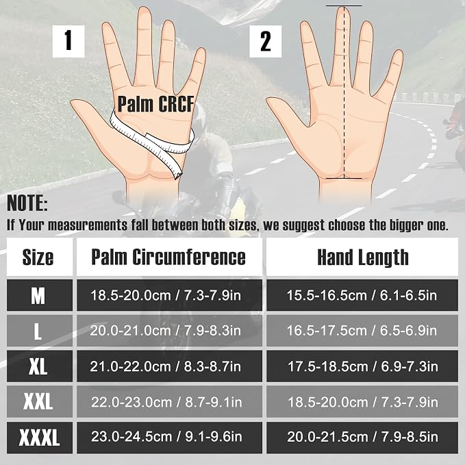 COFIT Motorcycle Gloves Breathable, Touchscreen Motorbike Gloves Anti-Slip - Image 5