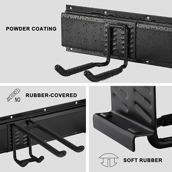 AIRTOON Garage Tool Organizer, 48 Inch Garage Organizer Wall Mounted Storage - Image 4