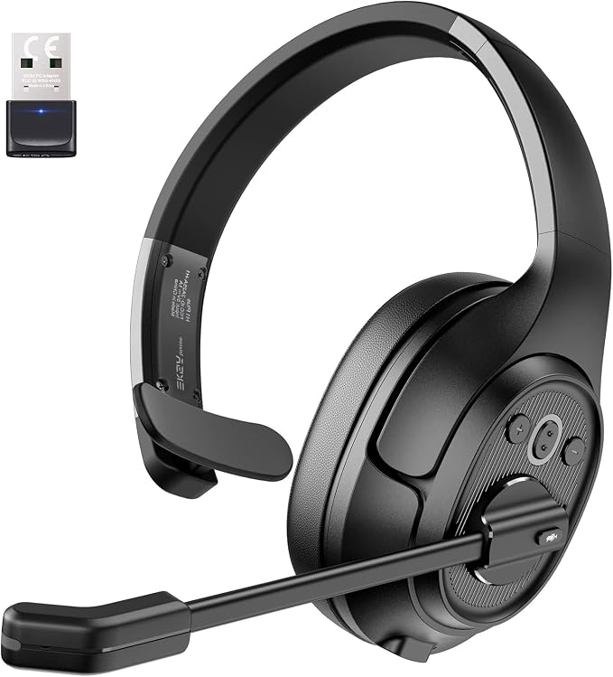 Trucker Bluetooth Headsets, Wireless Headset by EKSA