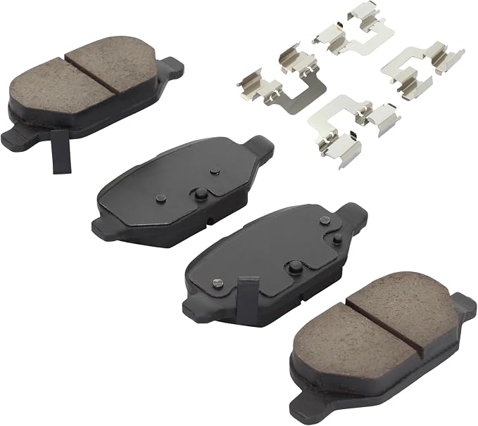Premium Ceramic Rear Brake Pads Compatible - Image 2