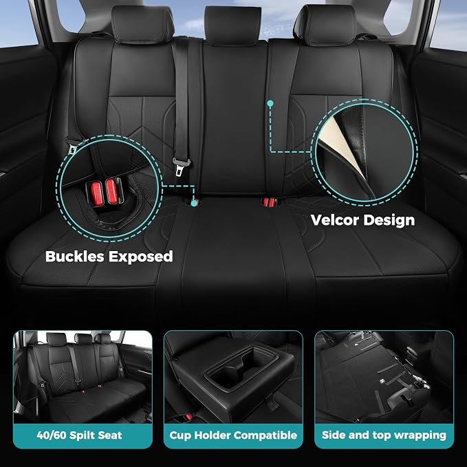 for Toyota RAV4 Seat Covers 2019 2020 2021 2022 2023 2024 2025 RAV 4 LE XLE - Image 4