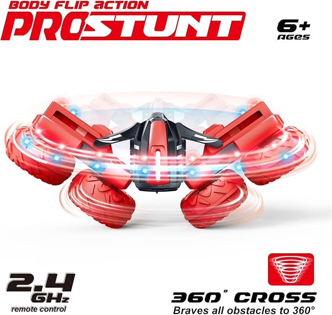 Threeking RC Stunt Car Remote Control Cars - Image 2