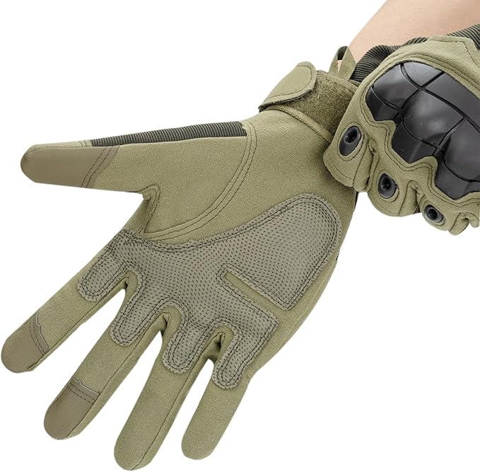 Touchscreen Tactical Gloves for Outdoor Protection Gloves, Motorcycle Riding - Image 2