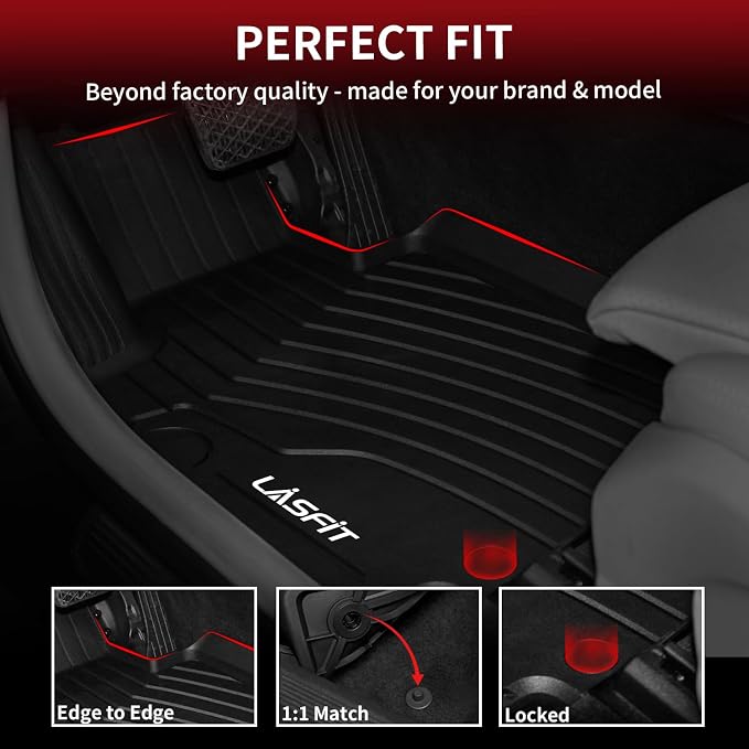 LASFIT Floor Mats & Cargo Mat for Mercedes Benz GLC 2016-2022 GLC300 / GLC350e - Image 2