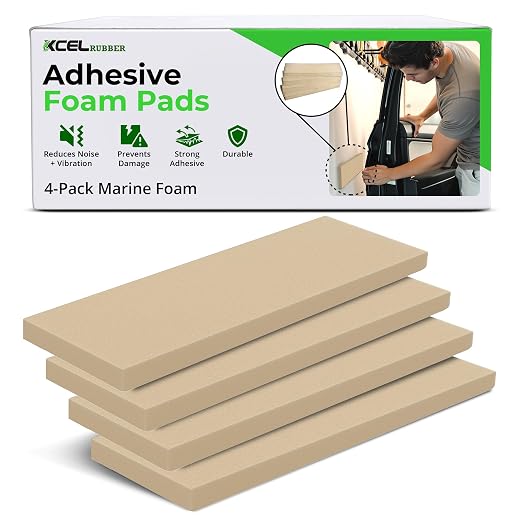 XCEL Foam Rubber Protector Panels – 4 Pack of Versatile Marine Foam Pads – Ideal by XCEL