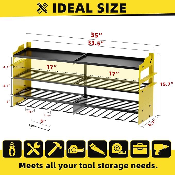 Power Tool Organizer Wall Mount - Image 2