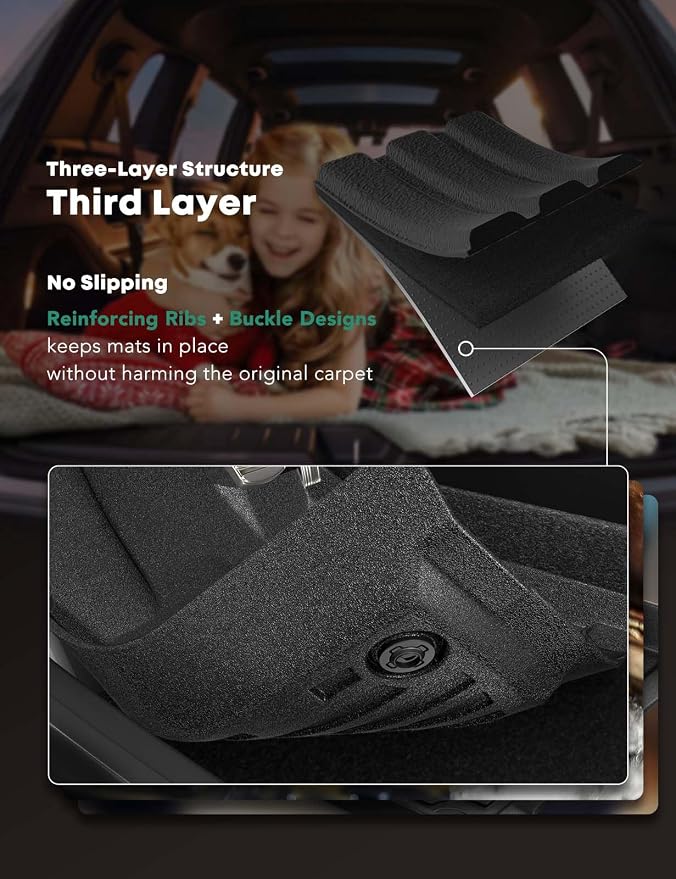 YHTAUTO Floor Mats Fit for Honda Civic 2025-2022, Acura Integra 2025-2023 - Image 4