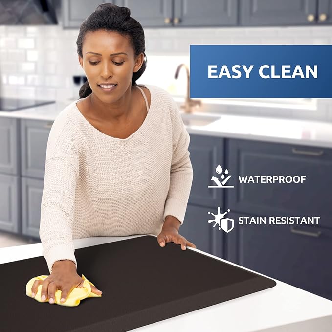 KitchenClouds Kitchen Mat Cushioned Anti Fatigue Kitchen Rug 17.3"x60" - Image 3