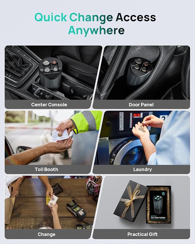 HALOBLK Large Capacity Coin Holder - Image 8