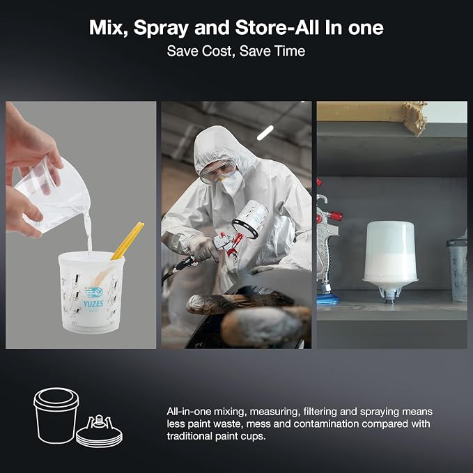 YUZES HVLP Spray Gun Plus Kit - Image 5