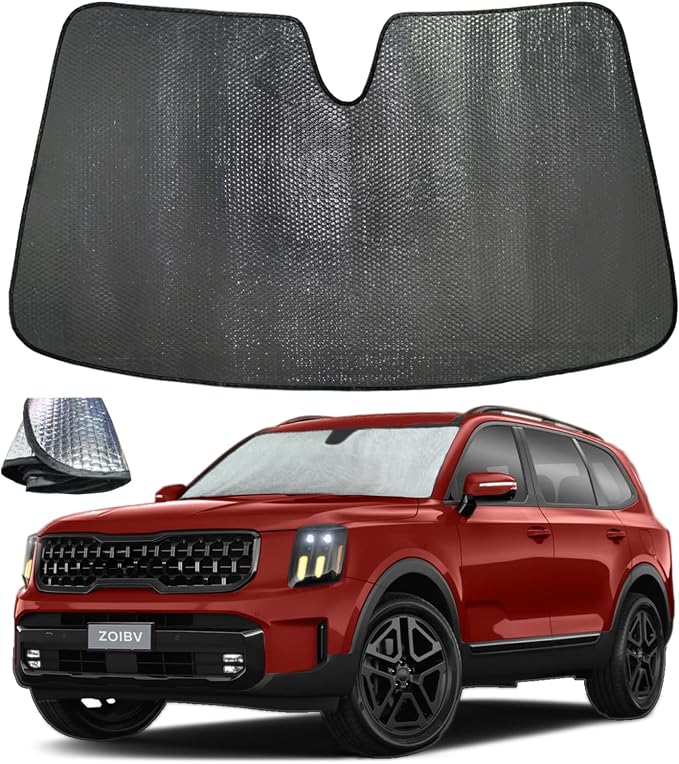Windshield Sun Shade for Kia Telluride 2020-2025 by ZOIBVCARSUNSHADE