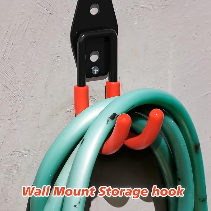 4 Pack 4.7x2.6 inch J Heavy Duty Garage Hooks, Solid Steel Wall Mount Hangers - Image 5