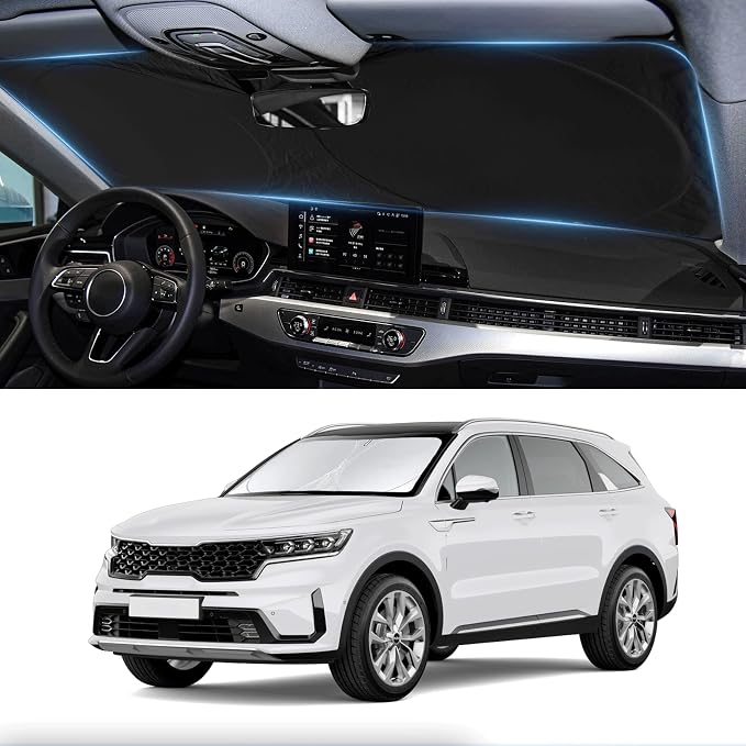 Custom Fit Sorento Windshield Sunshade by INSAUTO