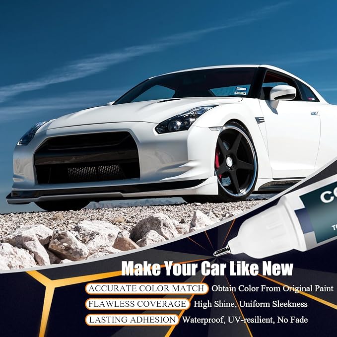 K23 Brilliant Silver Metallic Touch Up Paint - Image 4