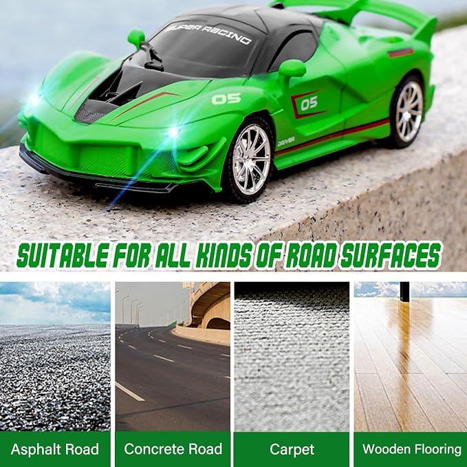 RC Cars - Remote Control Car for Kids, 2.4GHz Sport Racing Hobby Electric High - Image 4