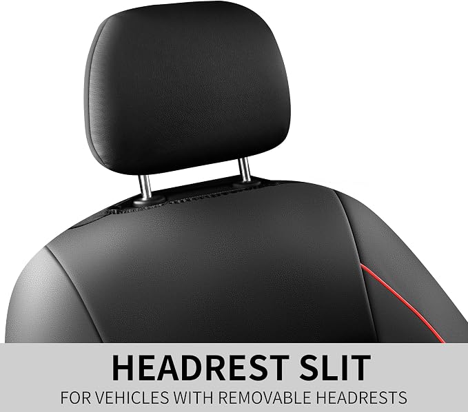 Leather Car Seat Covers, Breathable and Waterproof Napa Leather Automotive Seat - Image 8