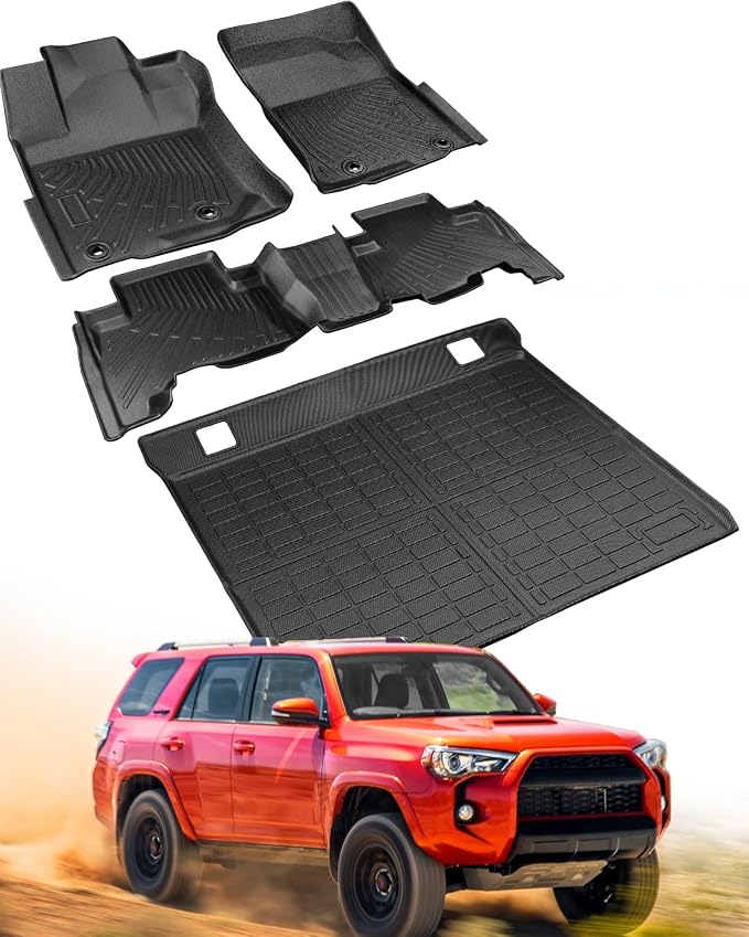 All Weather Floor Mat for Toyota 4Runner 2024 2023 2022 2021 2020 2019 2018 by DrCarNow