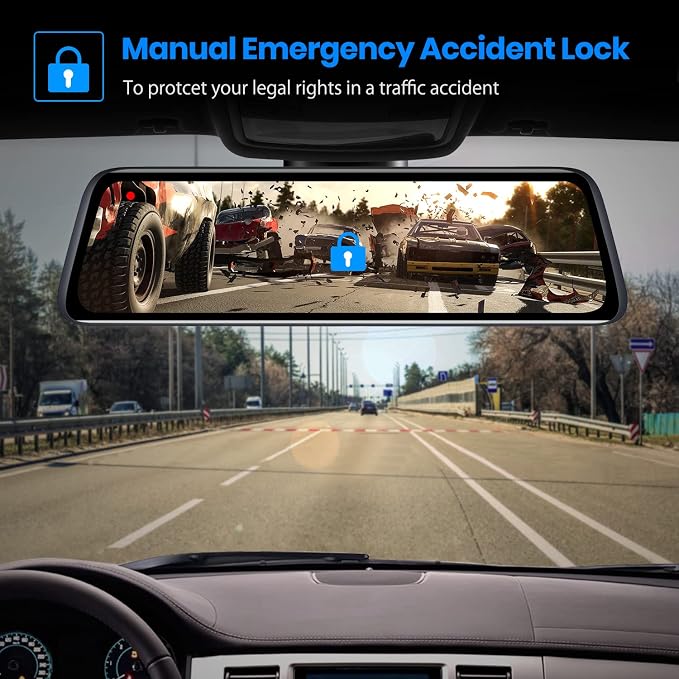 9.35''1080P OEM Rear View Mirror Camera: Recording Wide View Back Up Camera - Image 8