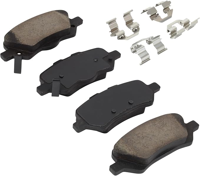 Premium Ceramic Rear Brake Pads Compatible - Image 2
