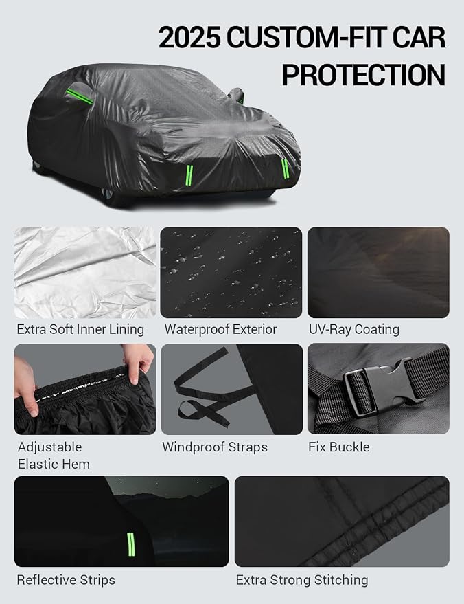 Proadsy 2025 Upgrade Car Cover Custom Fit - Image 8