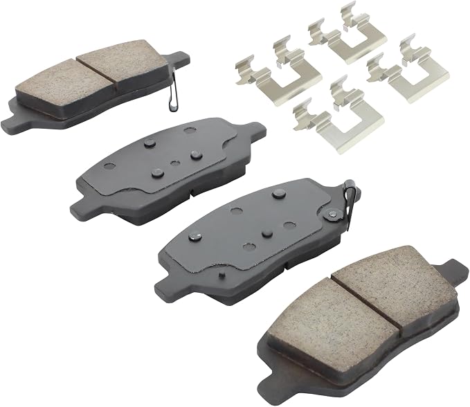 Premium Ceramic Rear Brake Pads Compatible - Image 2