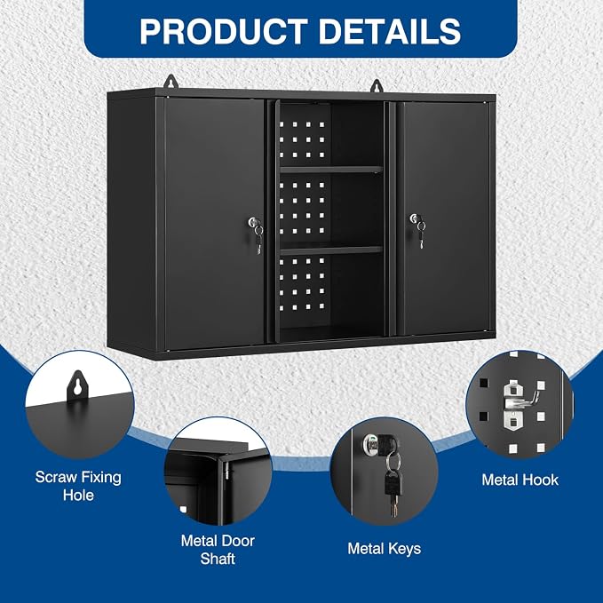 Metal Wall Cabinets for Storage - Image 7