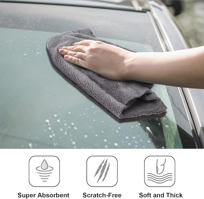 Shimeyao 30 Pcs Edgeless Microfiber Plush Towels - Image 4