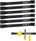 6 Pieces 12" Magnetic Tool Holder Strip, Metal Tool Organizer Rack by RechabiteMagneticTools