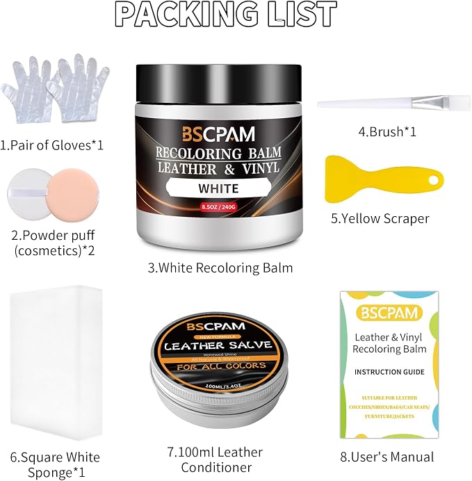White Leather Recoloring Balm - Image 6
