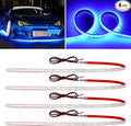 Blue Led Strip Lights, 24inch 12V Car LED Strip Light IP68 Waterproof Cuttable by DUOFU365