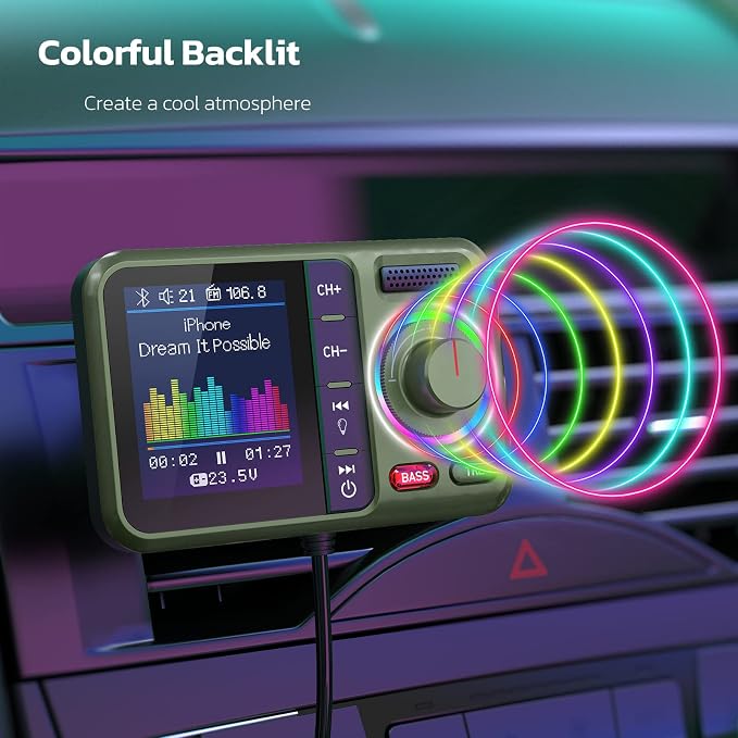 Nulaxy Bluetooth FM Transmitter - Image 6