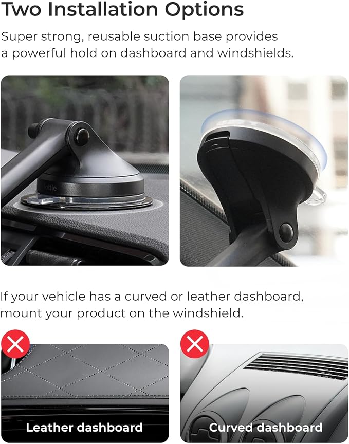 iOttie Velox Qi2 Mini 15W Wireless Charger Car Mount - Image 6