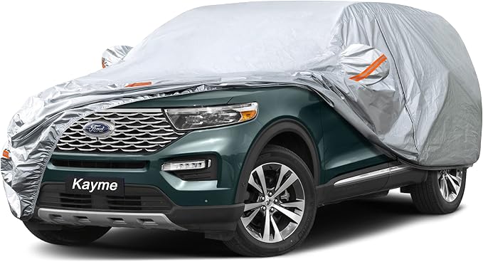 Kayme Car Covers for Automobiles Waterproof All Weather Sun Uv Rain Protection by kayme