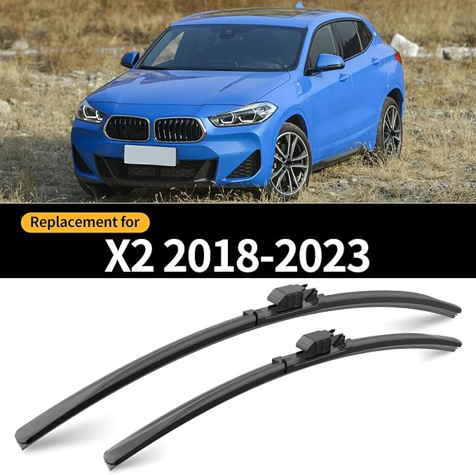 Replacement for BMW X2 2018-2023 Windshield Wiper Blade-3 Pieces of Car Front - Image 2